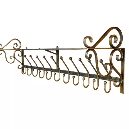 Wieszak kuty 100 cm – ręczna robota | Rzemieslnik-Metalu.pl